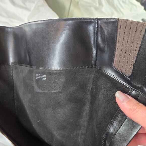 Michael Kors EUC logo winter boots 8 black brown - Picture 13 of 17